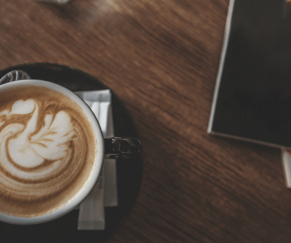 steamed milk in coffee