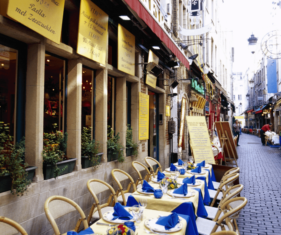 cafe in brussels belgium