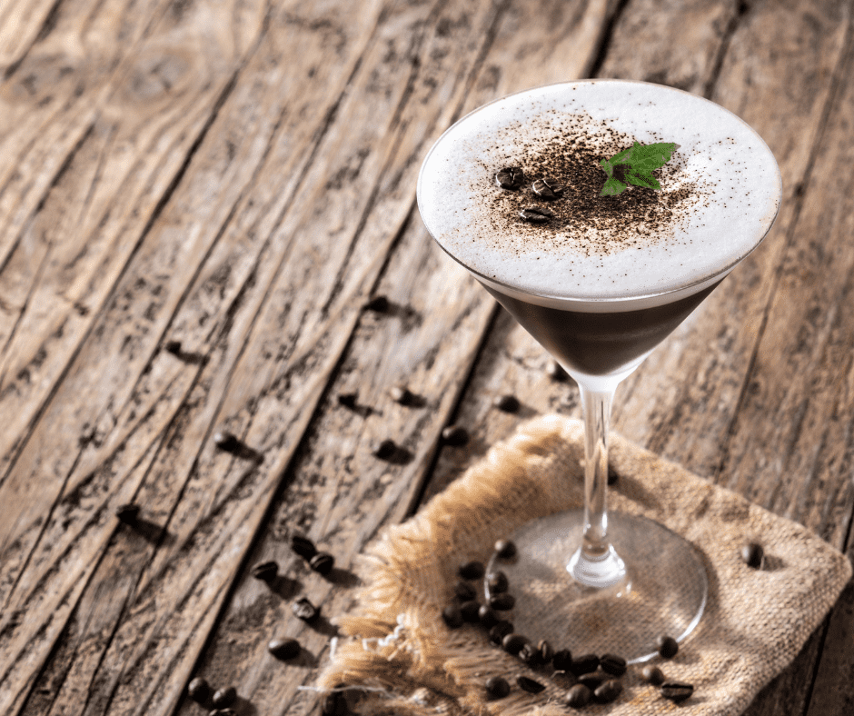 chocolate mint espresso martini