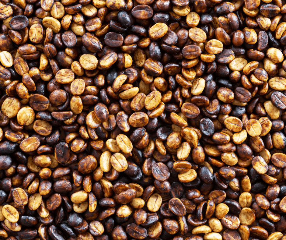 black honey roasted coffee beans