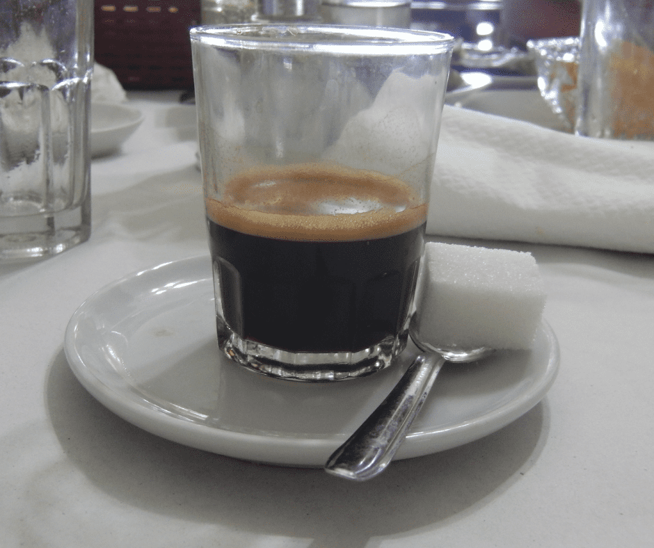 cafe noir, add sugar