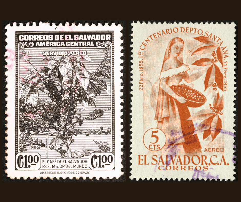 Los Planes, Equador coffee stamps