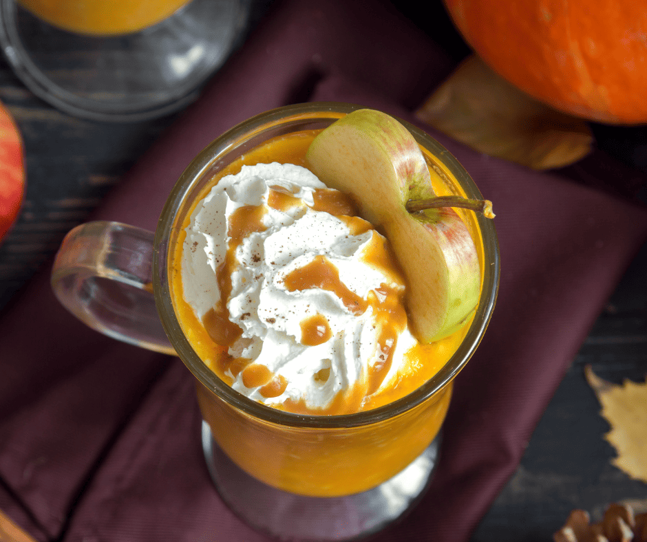 Caramel Apple Cider Latte