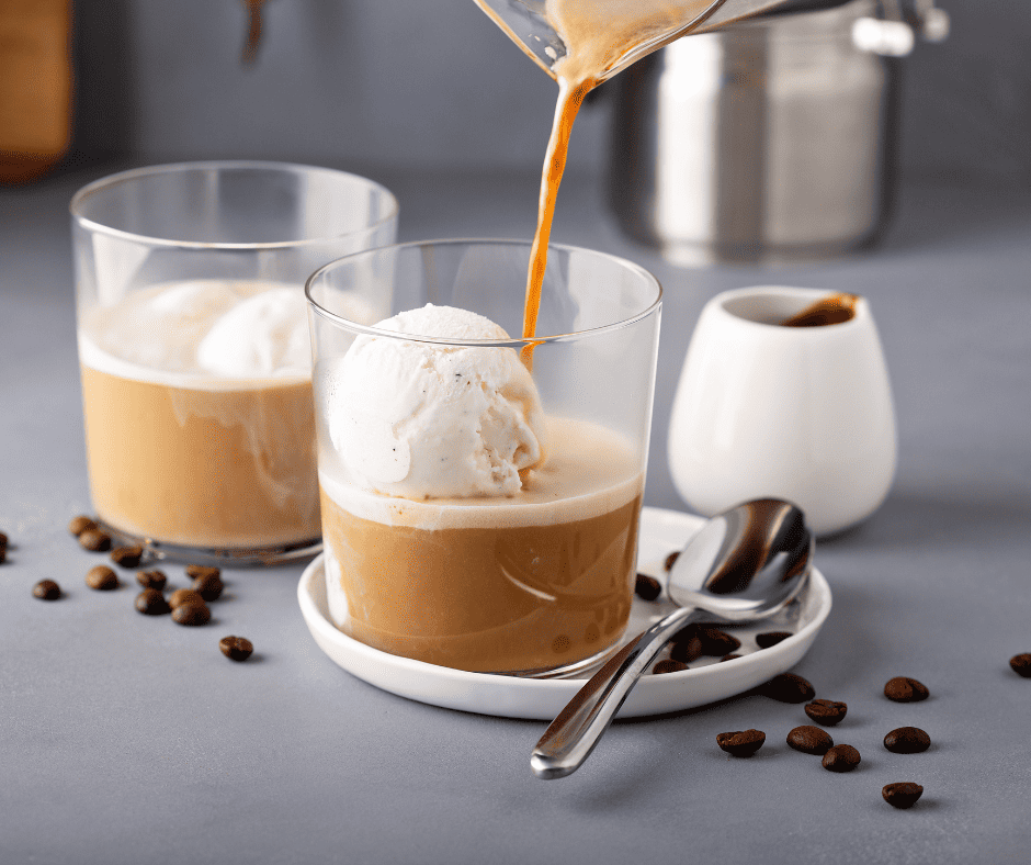 irish cream affogato