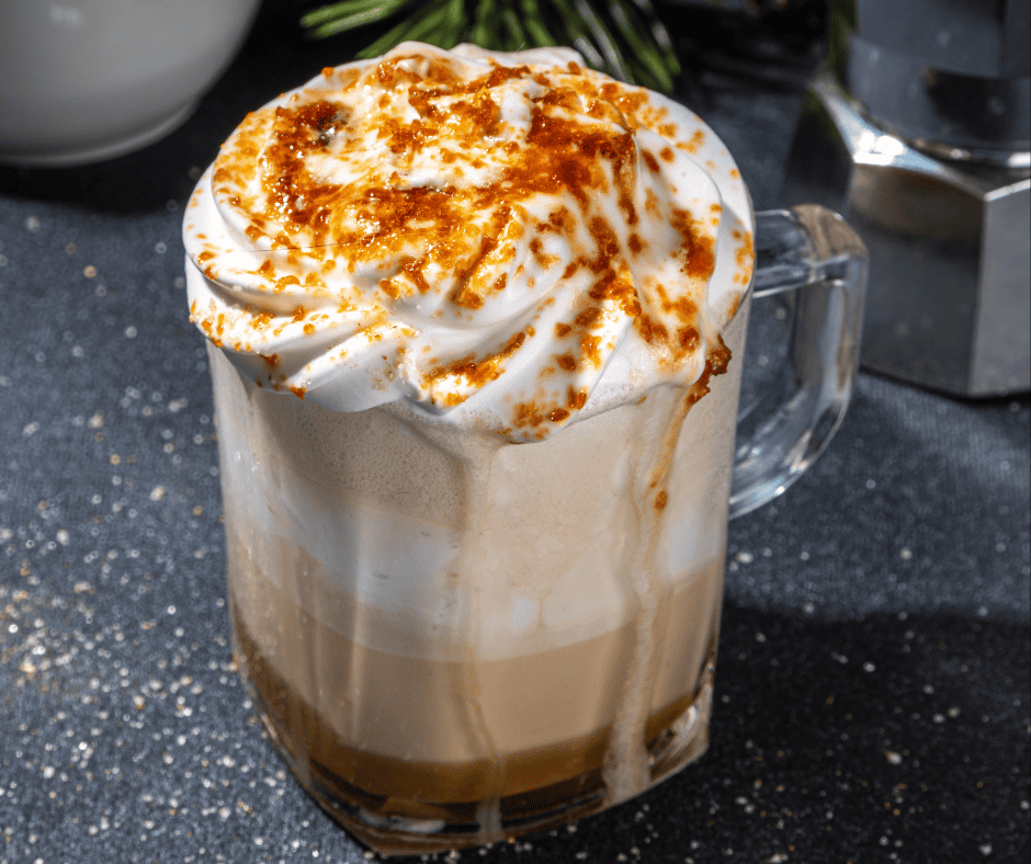 salted caramel latte